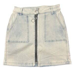 Arizona Jean Company Y2K Style Blue Cargo Mini Skirt Juniors Size 3